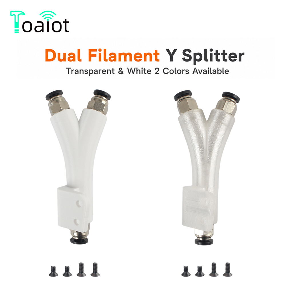 3D Printing Industry - Toaiot Filament Y-Shape do Bambu, przezroczysty