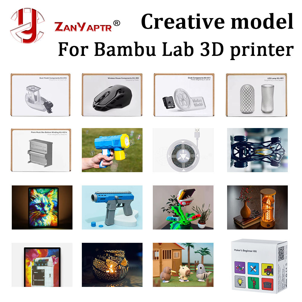 3D Printing Bambu Lab - Komponenty do kreatywnych modeli DIY Bambu
