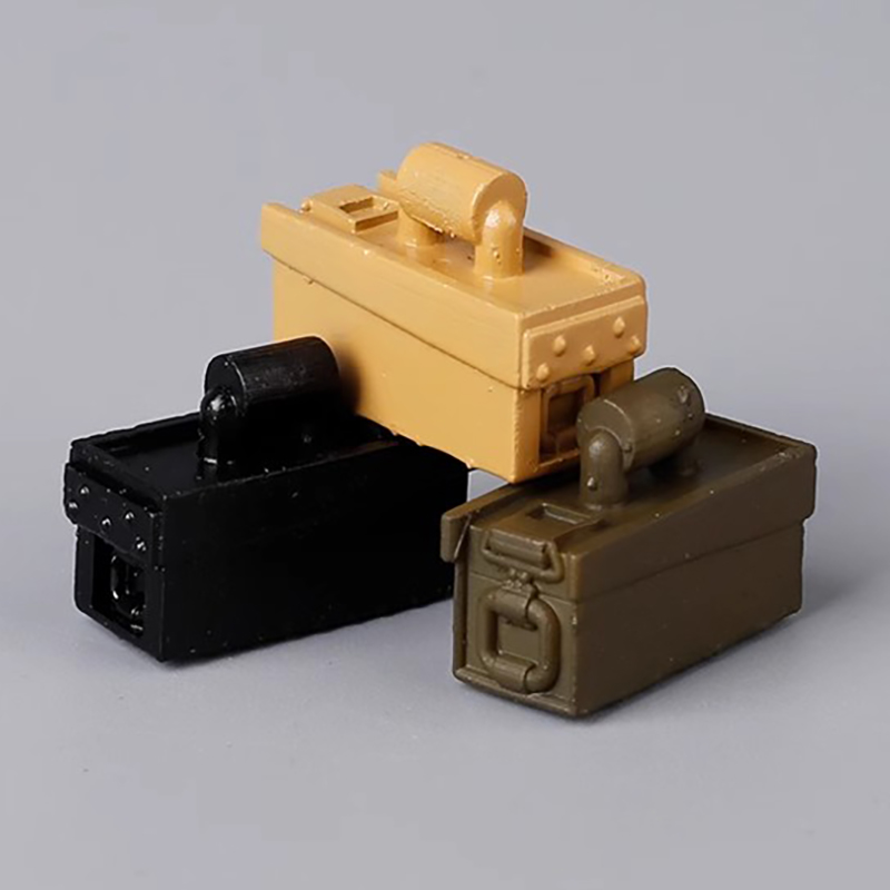 3D Printing Lego Bricks - MOC WW2 żołnierze wojskowi MG34/42 skrzynka