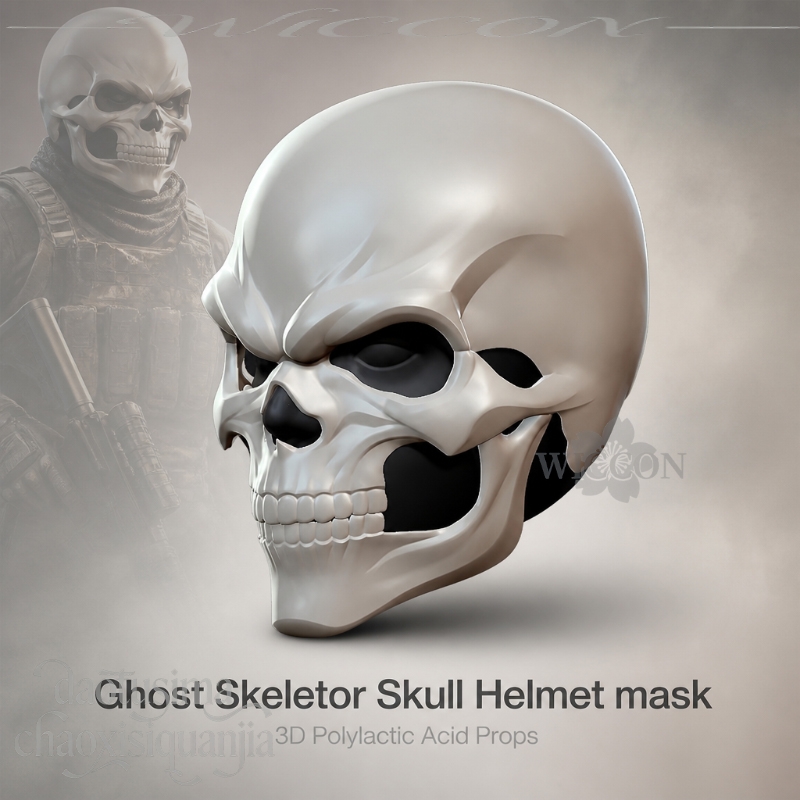 Maska-czaszka z kwasu polilakt – 3D Printing Mask recenzja i cena