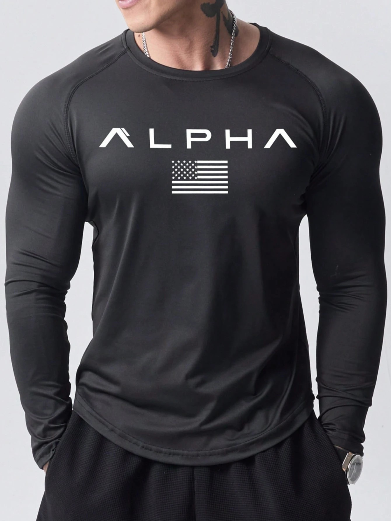 Nowa męska koszulka z długim r – 3D Printing Custom recenzja i cena