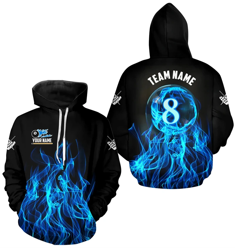 Nowe bluzy z grafiką bilardową – 3D Printing Custom recenzja i cena