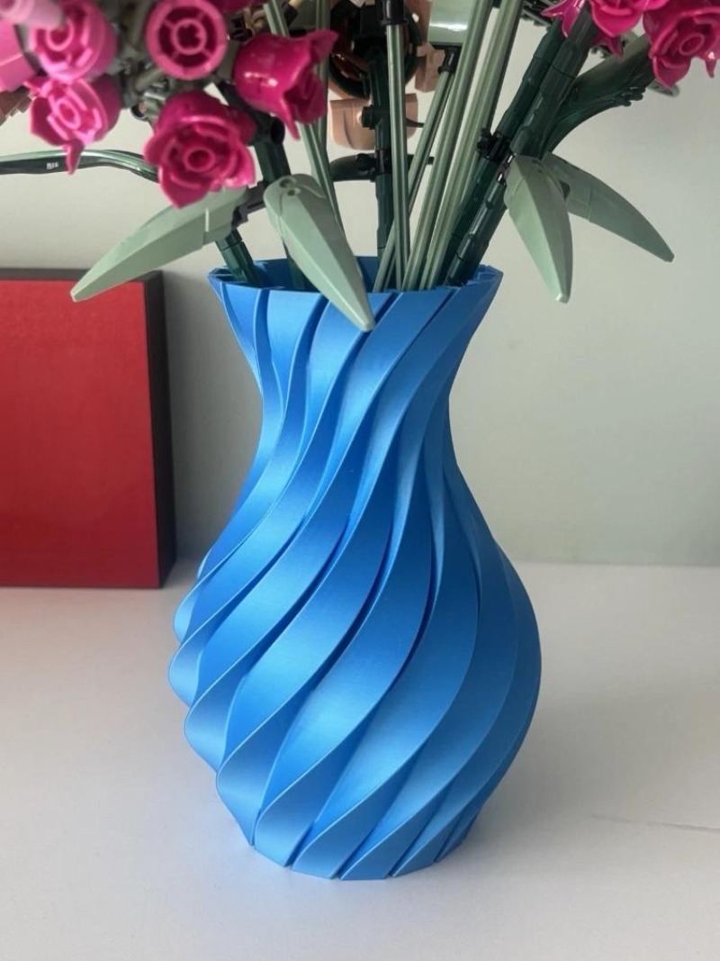 Wazon na Bukiet Róż Lego Kwiat – 3D Printing Lego Bricks recenzja i cena