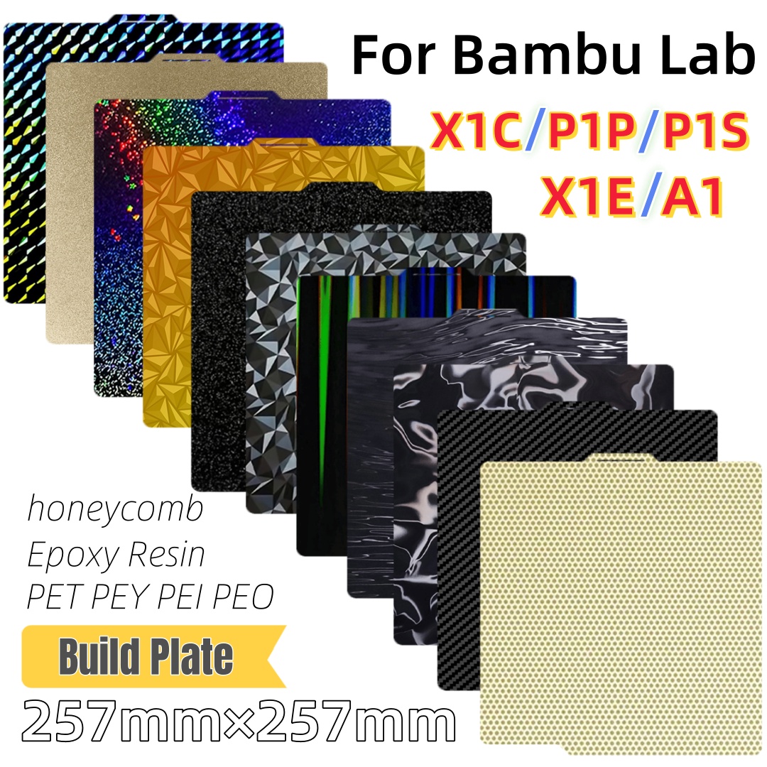 Płyta robocza 257x257, blacha  – 3D Printing Bambu Lab recenzja i cena